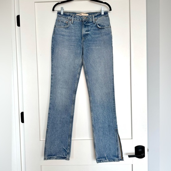 GRLFRND The Hailey Low Rise Slim Boot With Slit Melrose Sz 25 - Picture 4 of 13